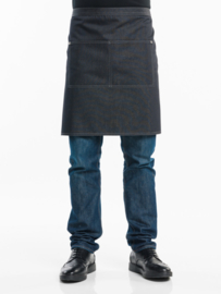 Sloof Regular met zak black denim    