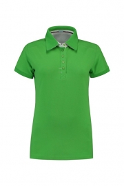 POLO ELASTHAN LIME-WHITE