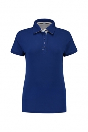 POLO ELASTHAN ROYAL BLUE-WHITE