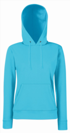 Lightweight  hooded sweatshirt  lady fit