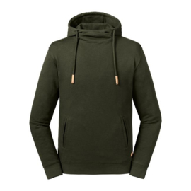 Pure Organic High Collar Hooded Sweat