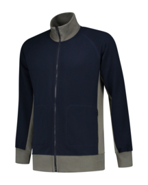 L&S Workwear contrast sweatjacket