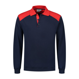 Santino polosweater 2-kleuren Tesla