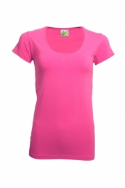 T-SHIRT R-NECK FUCHSIA