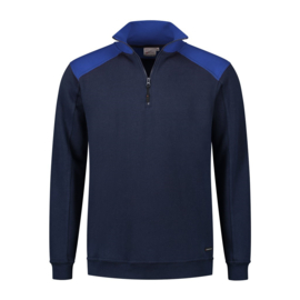 ZIP SWEATER TOKYO REAL NAVY/ROYAL BLUE