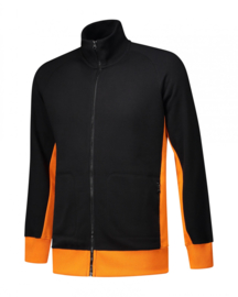 L&S Workwear contrast sweatjacket