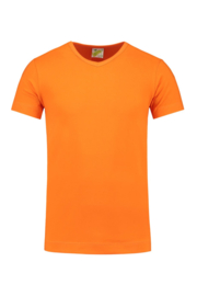 L&S T-shirt met V-hals