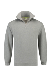 L&S POLOSWEATER ZIP