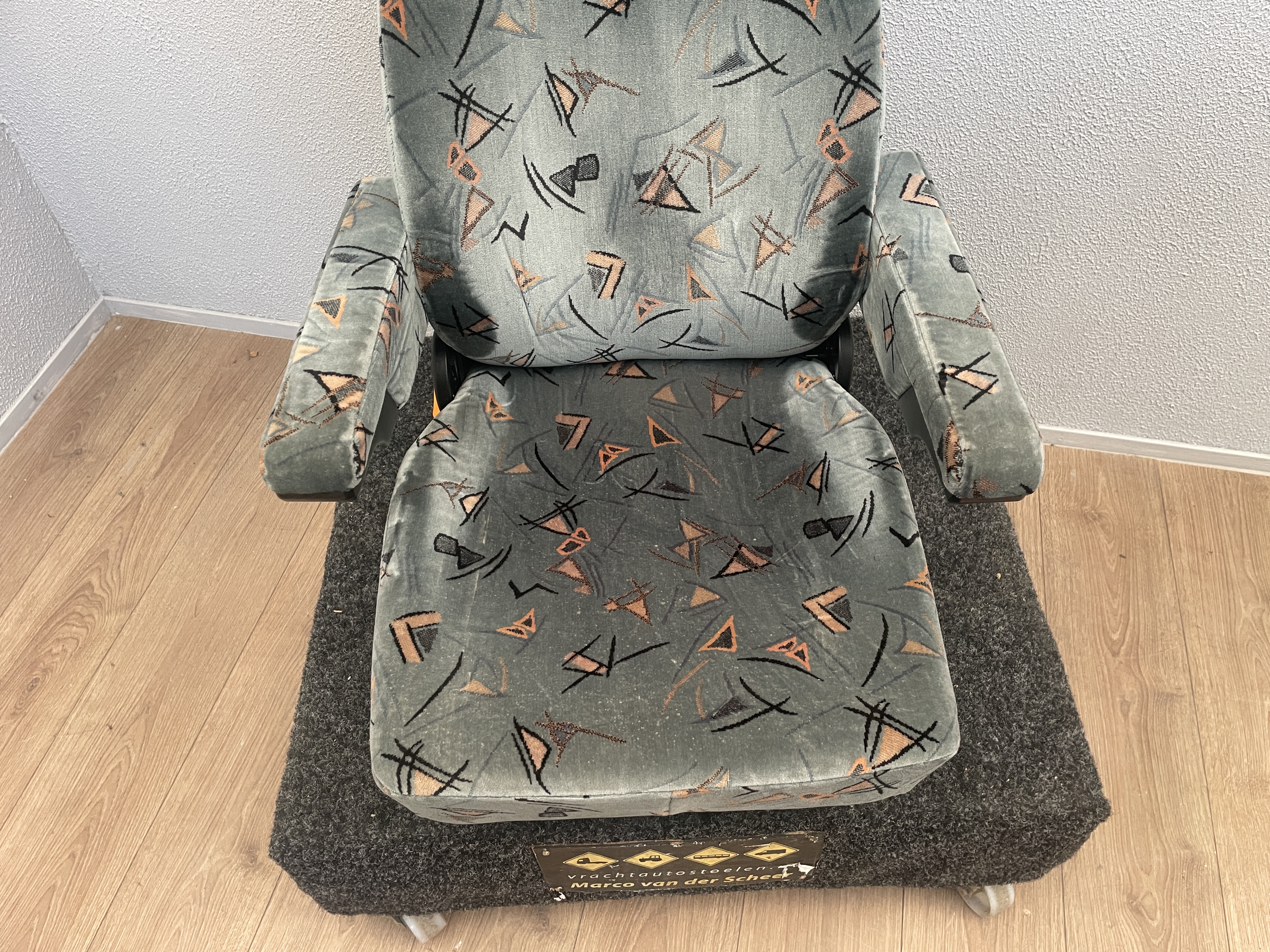 Camper stoel draai plateau