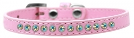 Halsband met strass Roze