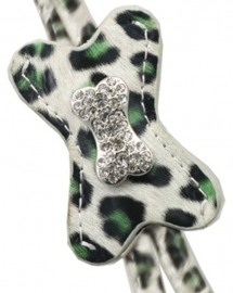 Step in Harnas Green snow Leopard Bone