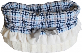 Pet Flys Snuggle Bug Blue Plaid