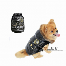 Pretty Pet Metallic vest Zwart