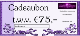 Cadeaubon €75,-