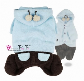 Pretty Pet hooded jumper babyblauw