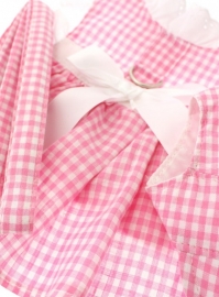 Pink Gingham Harnas Dress