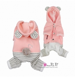 Pretty Pet Bear Jumpsuit Roze