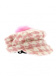 Houndstooth Pet roze