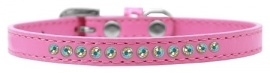 Halsband met strass Fuchsia