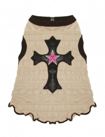 Designer Cross Ruffle Tanktop