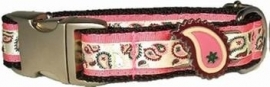 Bella Barkley Fantasy roze halsband en lijn