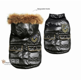 Pretty Pet Metallic vest Zwart