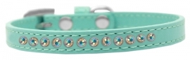 Halsband met strass Aqua