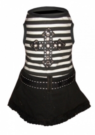 Goth black Mini Dress