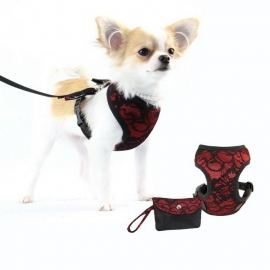 Pretty Pet Fancy Lace Rood harnas