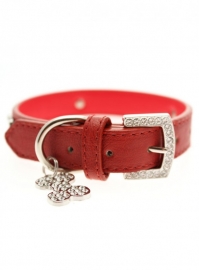 Red Diamant Bone Halsband met Lijn