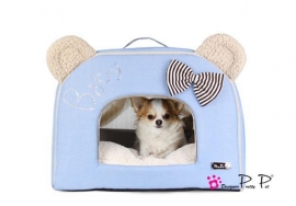 Pretty Pet Bear House Blauw