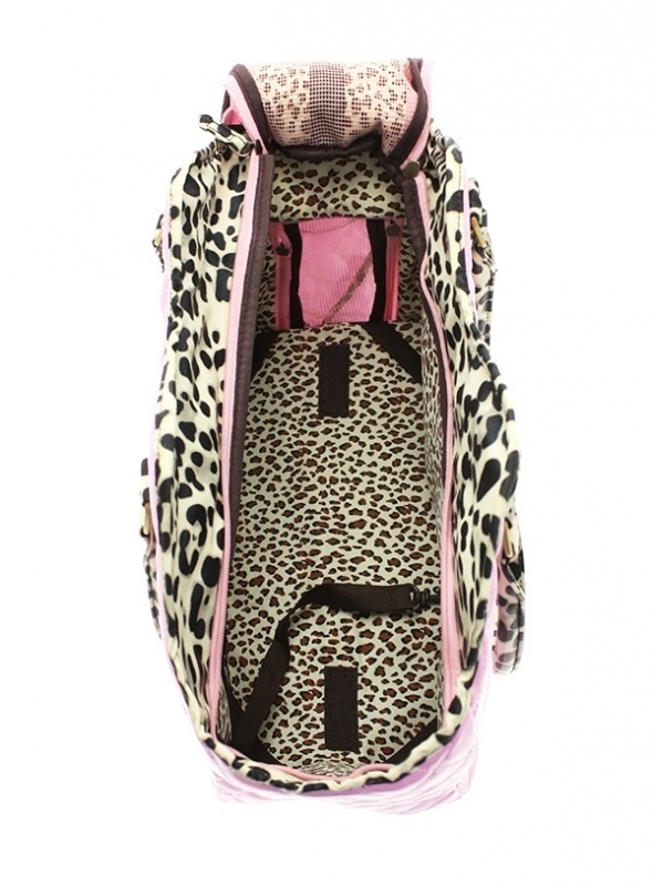 Patant Pink leopard Honden draagtas | Hondentas / Vervoer | Cats en Dogs