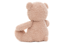 Knuffelbeertje boucle teddy licht oud roze/ wild rose Jollein