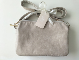 Crossbody bag tasje beige skaileer dames