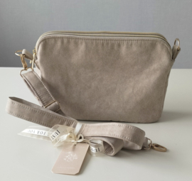Crossbody bag tasje beige skaileer dames