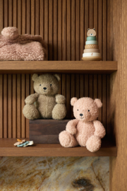 Knuffelbeertje boucle teddy licht oud roze/ wild rose Jollein