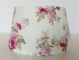 Lampenkap maat L `English Rose` 40 x 21 x 30 cm