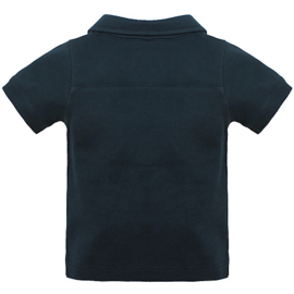 Baby/peuter donkerblauwe polo Ducky Beau maat 86