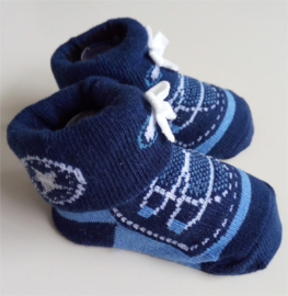 babysokjes jongens stoere sneackersokjes 0 - 6 mnd.