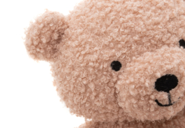 Knuffelbeertje boucle teddy licht oud roze/ wild rose Jollein