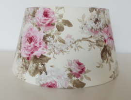 Lampenkap maat L `English Rose` 40 x 21 x 30 cm