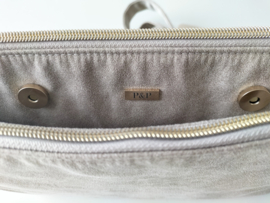 Crossbody bag tasje beige skaileer dames