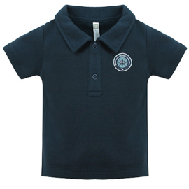 Baby/peuter donkerblauwe polo Ducky Beau maat 86