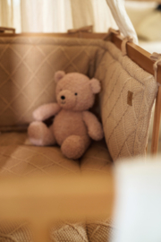Knuffelbeertje boucle teddy licht oud roze/ wild rose Jollein