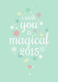 Postkaart Magical 2015