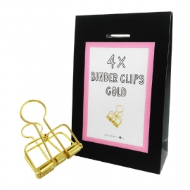 BINder clips Gold