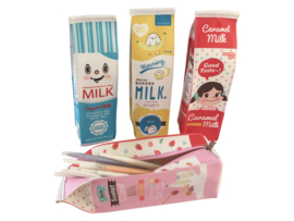 Pen Case Pouch - Milk