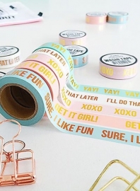 Washi tape pink XOXO