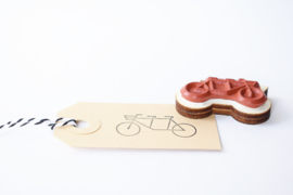 Stempel Tandem Fiets - Studio Maas