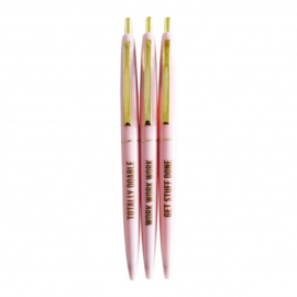 Pretty pink Ballpen set